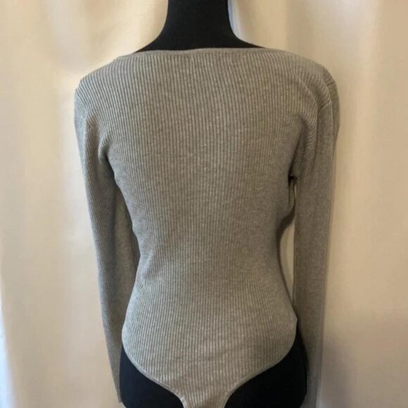 Knit Long Sleeve Bodysuit - Picture 3 of 4